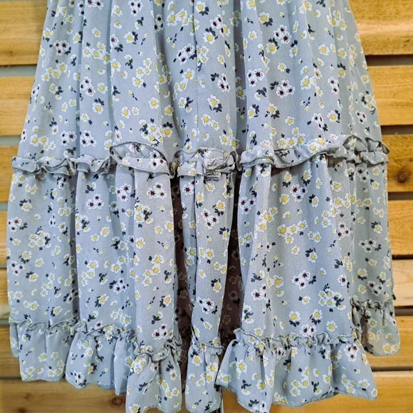 Vine and Valley Juniors Floral Tank Dress Multicolor Size L - Picture 3 of 11